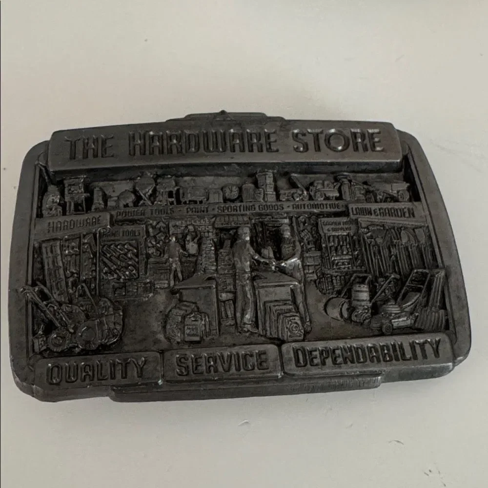 Maryland Fire Fighter Belt Buckle - Silver